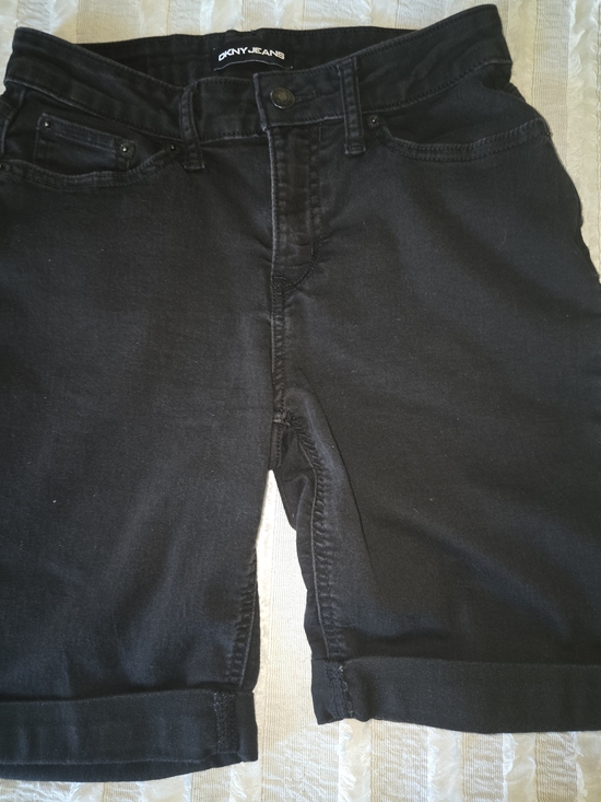 Dkny Pants - Dkny Women's Black Denim Shorts